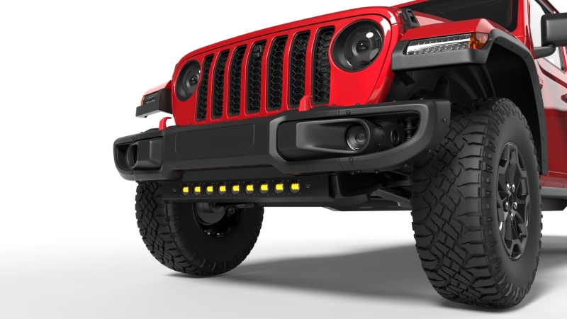 Jeep Gladiator JT Skid Plate - ORACLE Lighting - Integrated LED Emitters - Yellow - `19-`27